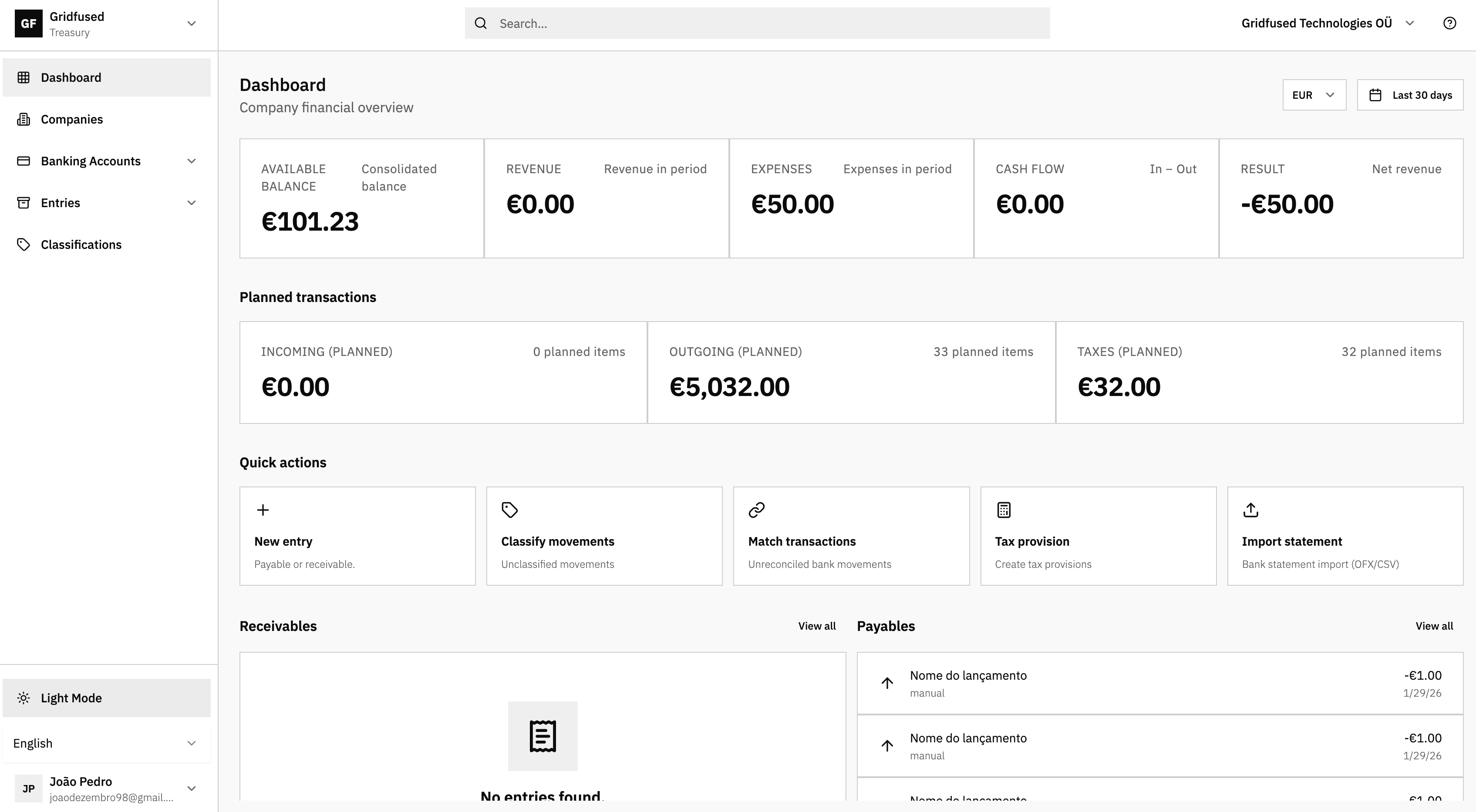 StartupOS product preview
